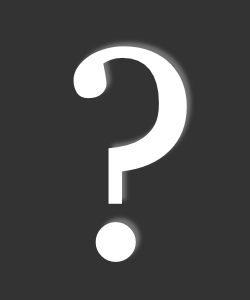 A placeholder depicting a question mark to represent my potential conquests. Tra-la-la!